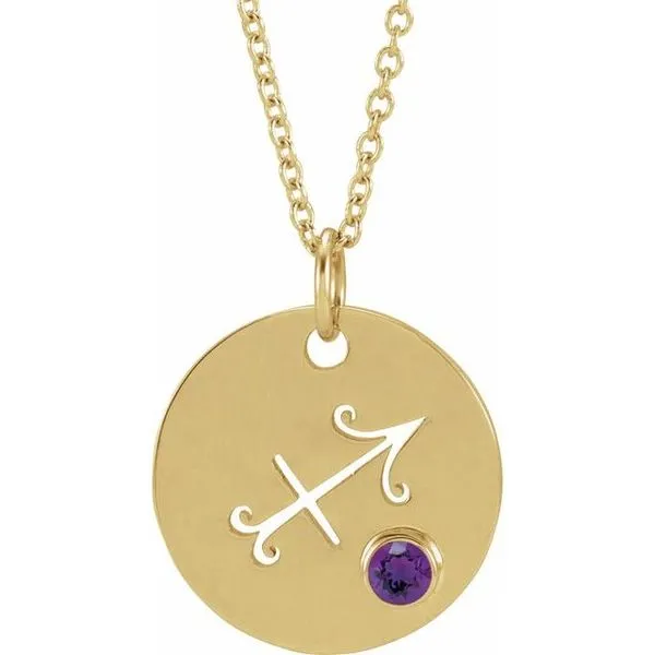 Zodiac Disc Necklace Arnold's Jewelry and Gifts Logansport, IN