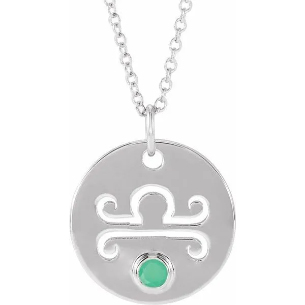 Zodiac Disc Necklace Cherry Street Jewelers Tulsa, OK