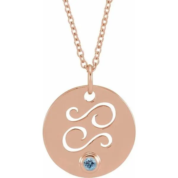 Zodiac Disc Necklace Hopman Jewelers Elkhart, IN