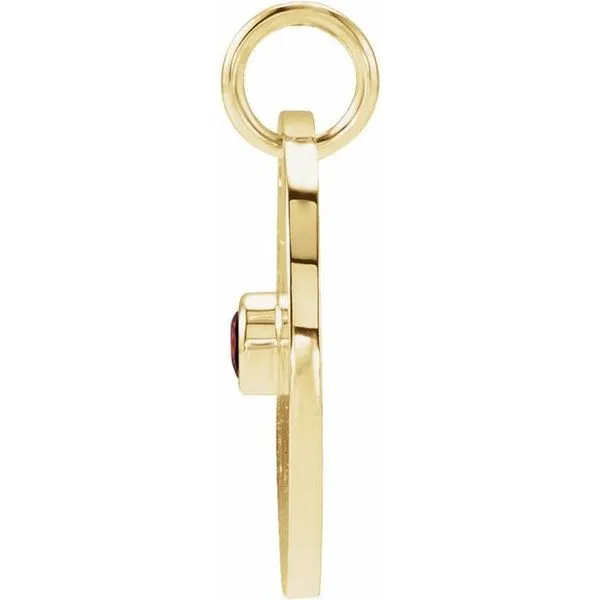 Zodiac Disc Pendant Image 2 Hopman Jewelers Elkhart, IN