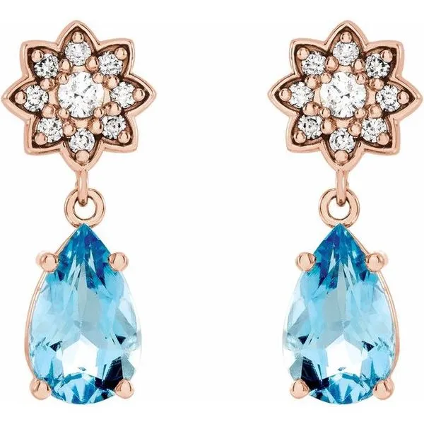 Floral Earrings Image 2 Hart's Jewelers Grants Pass, OR