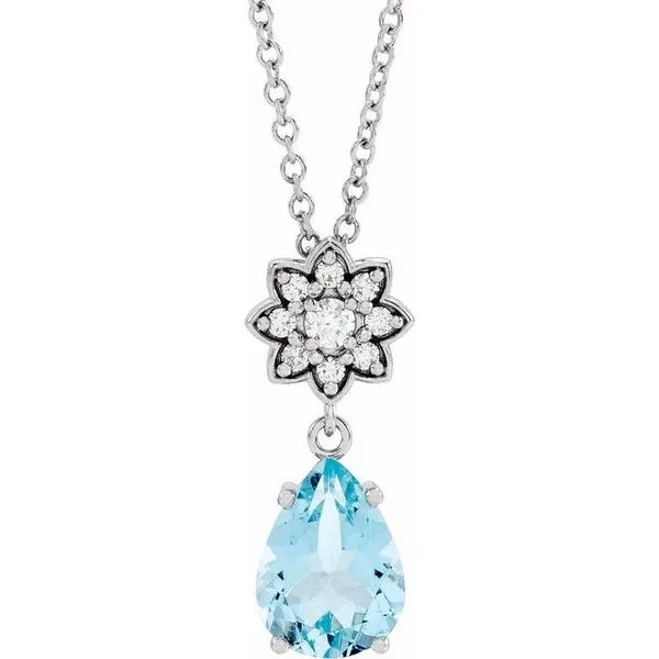 Cluster Necklace Long Jewelers Chesapeake, VA