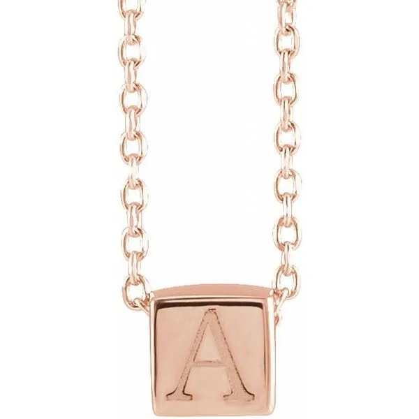 Cube Necklace or Slide Pendant Image 3 Michael's Jewelry North Wilkesboro, NC