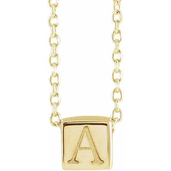 Cube Necklace or Slide Pendant Image 3 Rasmussen Jewelers Spanish Fork, UT