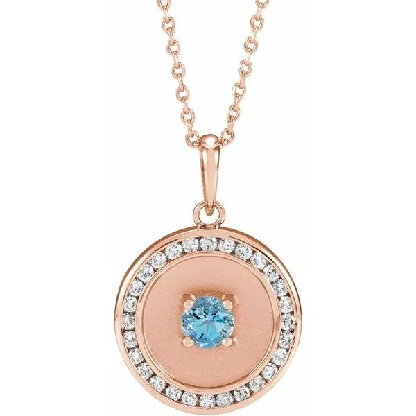 Accented Disc Necklace Gysbers Jewelry Waupun, WI