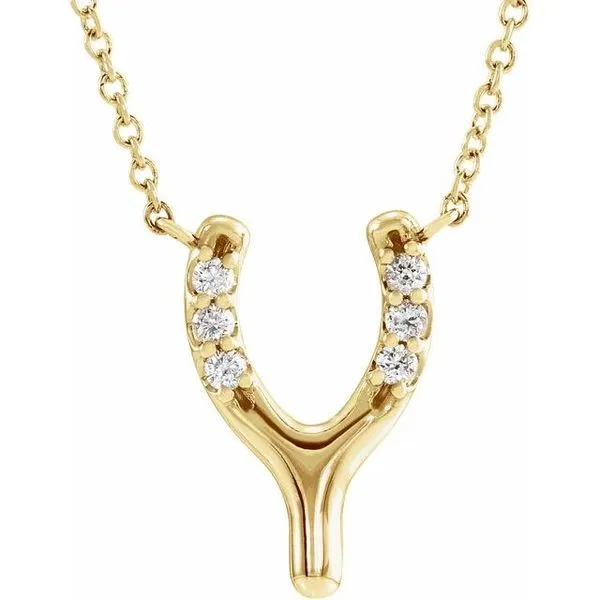 Petite Wishbone Necklace Rasmussen Jewelers Spanish Fork, UT