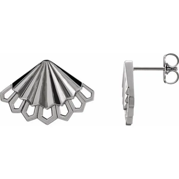 Fan Earrings M. J. Thomas Jewelers, Ltd. Stratford, CT
