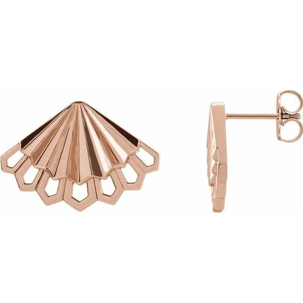 Fan Earrings Long Jewelers Chesapeake, VA