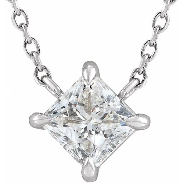 Solitaire Necklace Hopman Jewelers Elkhart, IN