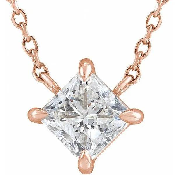 Solitaire Necklace Arnold's Jewelry and Gifts Logansport, IN