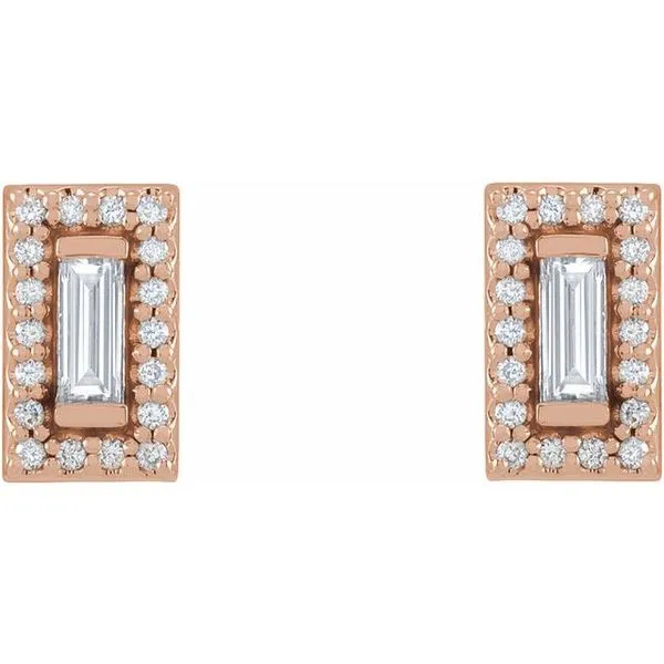 Halo-Style Earrings Image 2 Hart's Jewelers Grants Pass, OR