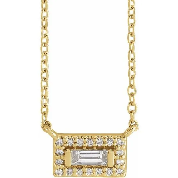 Halo-Style Necklace James & Williams Jewelers Berwyn, IL