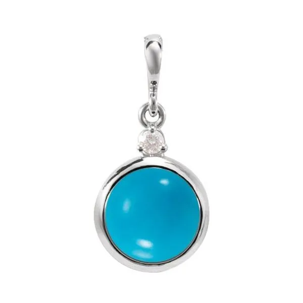 Cabochon Bezel-Set Pendant SIERRA MOON Auburn, CA
