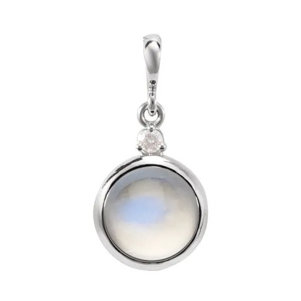 Cabochon Bezel-Set Pendant SIERRA MOON Auburn, CA