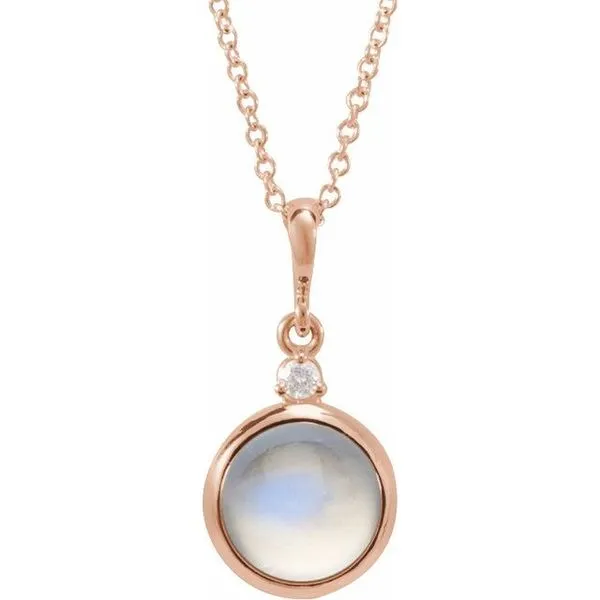 Cabochon Bezel-Set Necklace Diny's Jewelers Middleton, WI