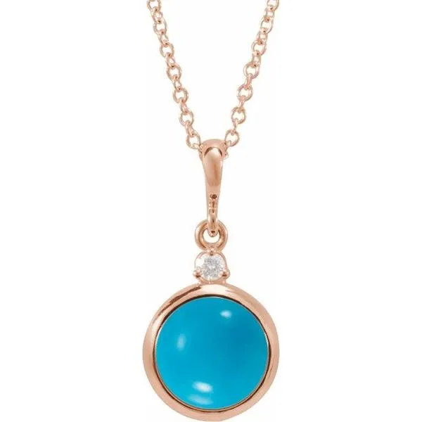 Cabochon Bezel-Set Necklace SIERRA MOON Auburn, CA