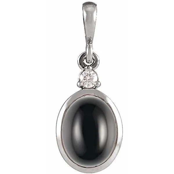 Cabochon Bezel-Set Pendant Gysbers Jewelry Waupun, WI