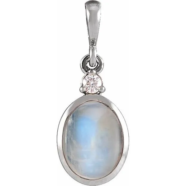 Cabochon Bezel-Set Pendant Gysbers Jewelry Waupun, WI