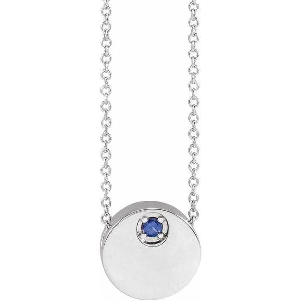 Engravable Disc Necklace or Slide Pendant McCoy Jewelers Bartlesville, OK