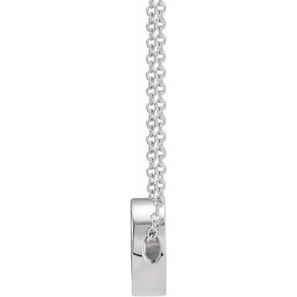Engravable Disc Necklace or Slide Pendant Image 2 Jerald Jewelers Latrobe, PA