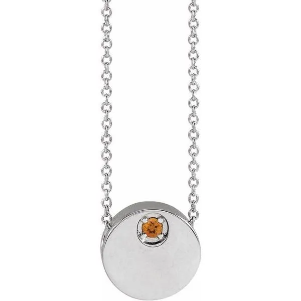 Engravable Disc Necklace or Slide Pendant Arnold's Jewelry and Gifts Logansport, IN