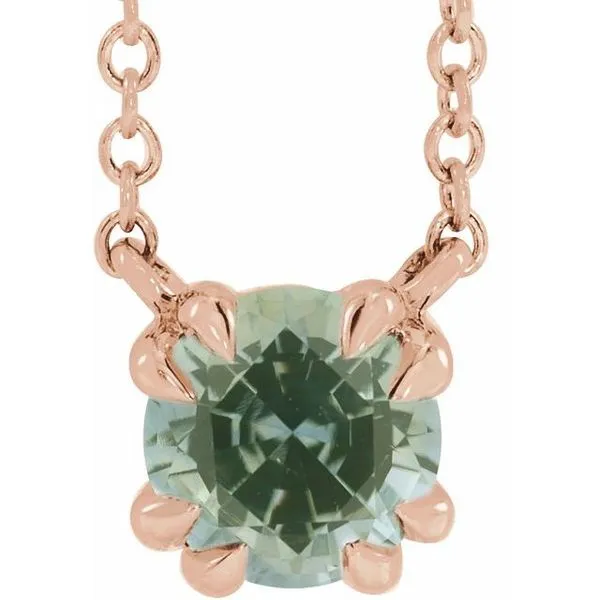 Round 4-Prong Double-Claw Necklace Cherry Street Jewelers Tulsa, OK