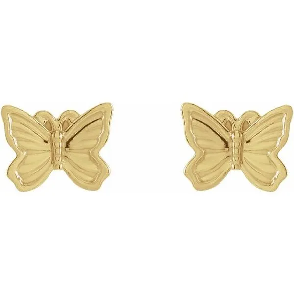 Petite Butterfly Earrings Image 2 J. Meredith Jewelers Delafield, WI
