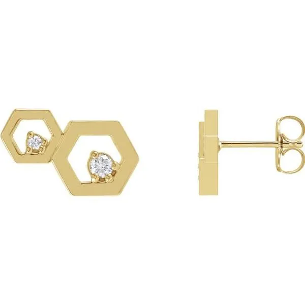 Honeycomb Earrings Long Jewelers Chesapeake, VA