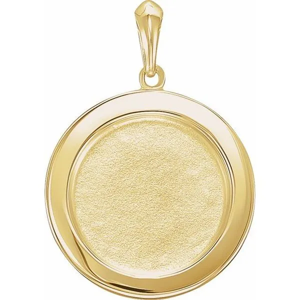 Beaded Disc Pendant Image 3 Michael's Jewelry North Wilkesboro, NC