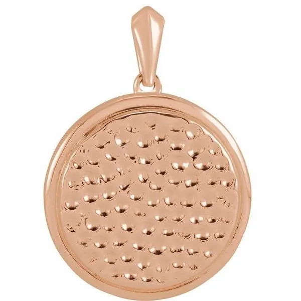 Beaded Disc Pendant James & Williams Jewelers Berwyn, IL