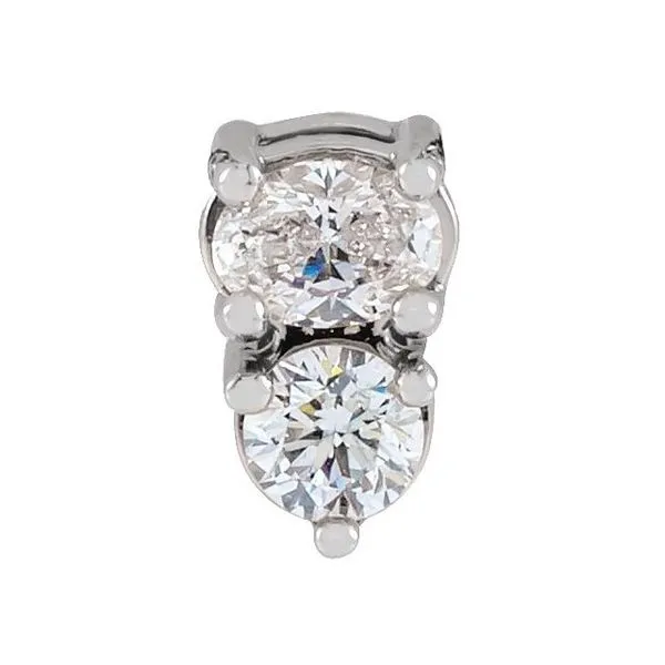 Two-Stone Necklace or Slide Pendant Leslie E. Sandler Fine Jewelry and Gemstones rockville , MD