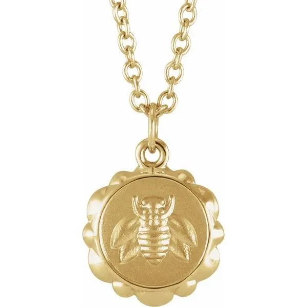Bee Medallion Necklace Michael's Jewelry North Wilkesboro, NC