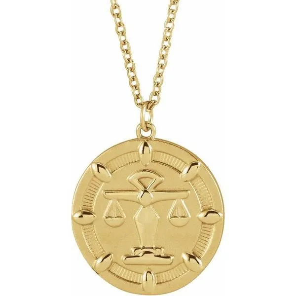 Scales of Justice Necklace James & Williams Jewelers Berwyn, IL
