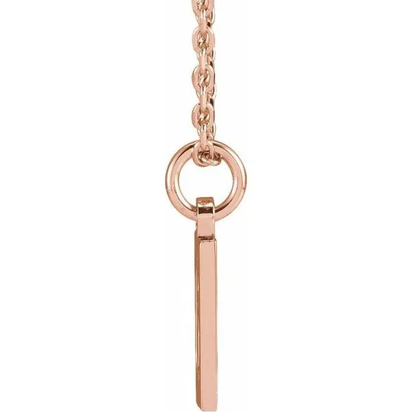 Pierced Numeral Necklace Image 2 James & Williams Jewelers Berwyn, IL