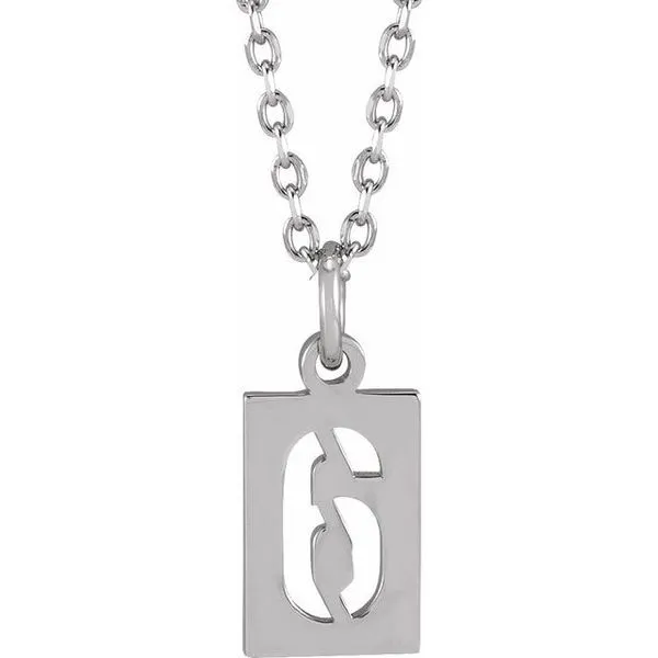 Pierced Numeral Necklace Arnold's Jewelry and Gifts Logansport, IN