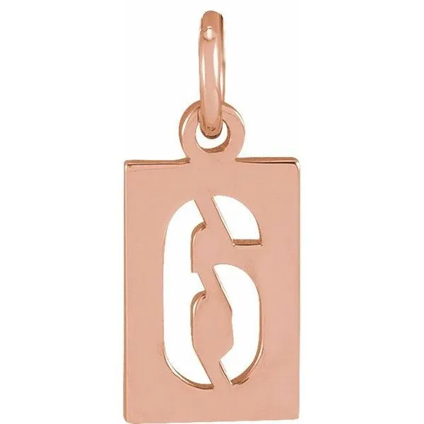 Pierced Numeral Pendant J. Meredith Jewelers Delafield, WI