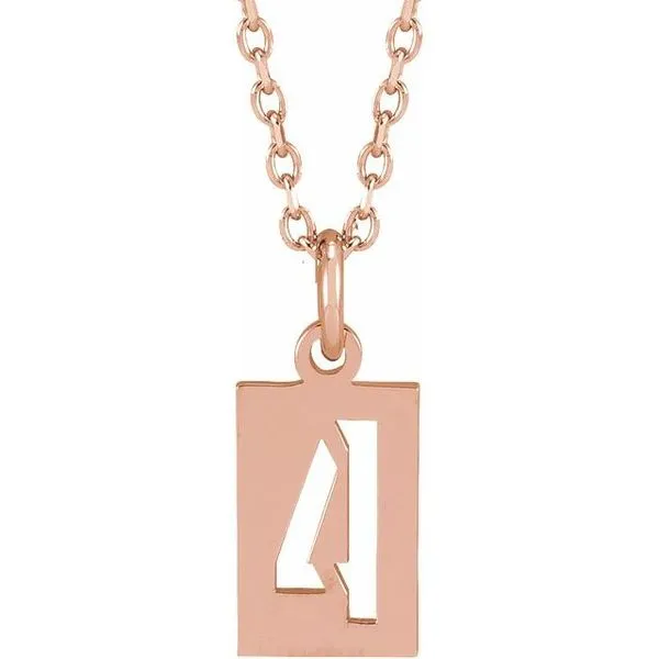 Pierced Numeral Necklace Arnold's Jewelry and Gifts Logansport, IN