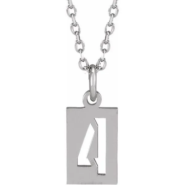 Pierced Numeral Necklace Arnold's Jewelry and Gifts Logansport, IN