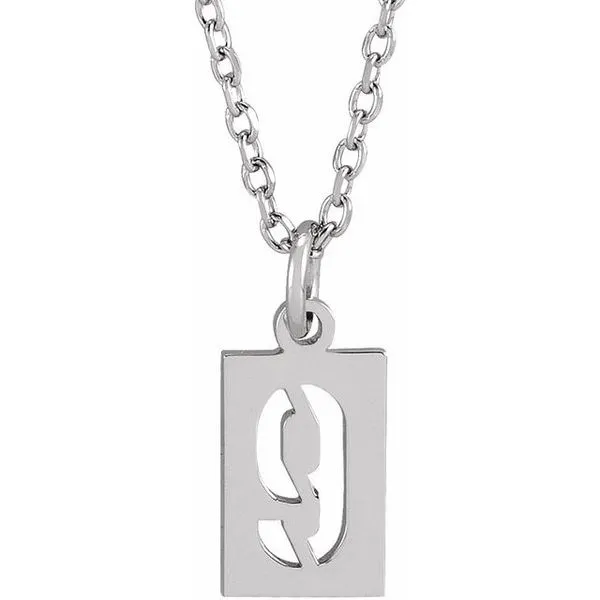 Pierced Numeral Necklace Hopman Jewelers Elkhart, IN