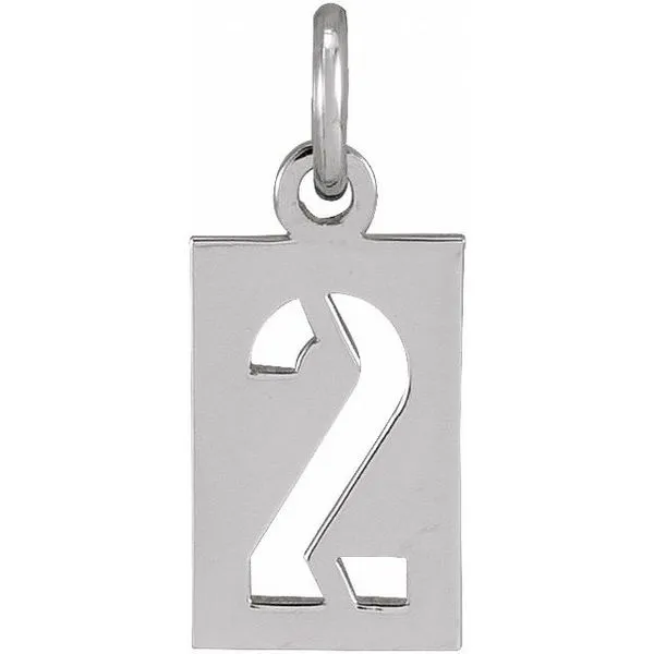 Pierced Numeral Pendant M. J. Thomas Jewelers, Ltd. Stratford, CT