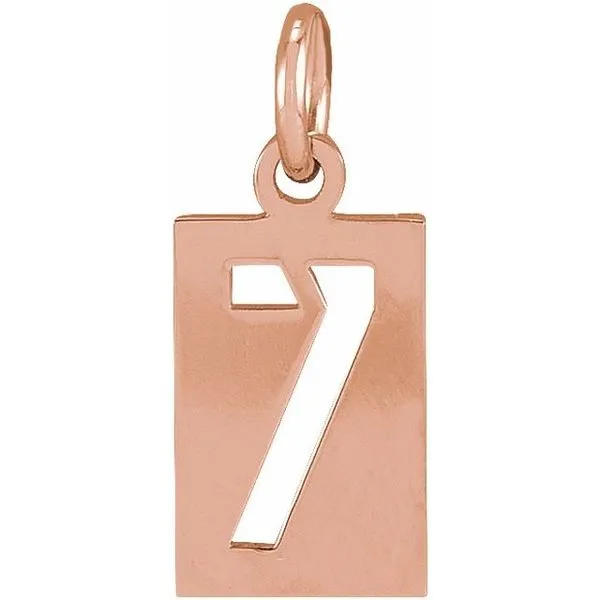 Pierced Numeral Pendant Michael's Jewelry North Wilkesboro, NC