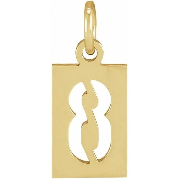 Pierced Numeral Pendant Michael's Jewelry North Wilkesboro, NC