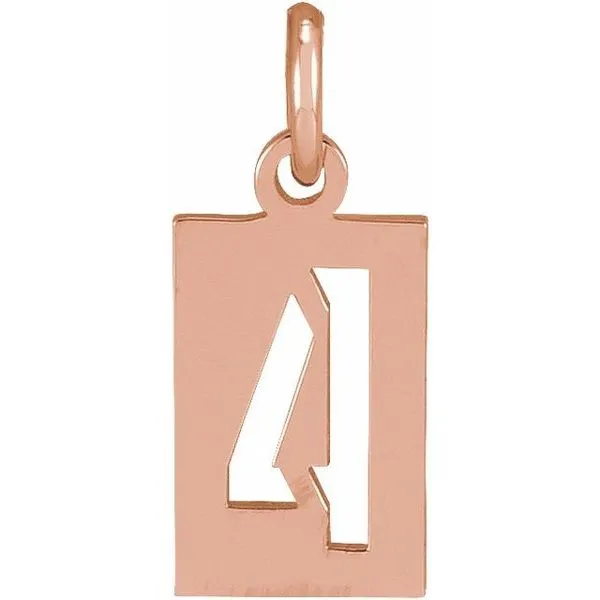 Pierced Numeral Pendant J. Meredith Jewelers Delafield, WI
