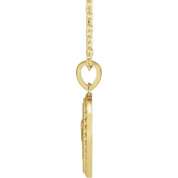 Beaded Elephant Disc Necklace Image 2 J. Meredith Jewelers Delafield, WI