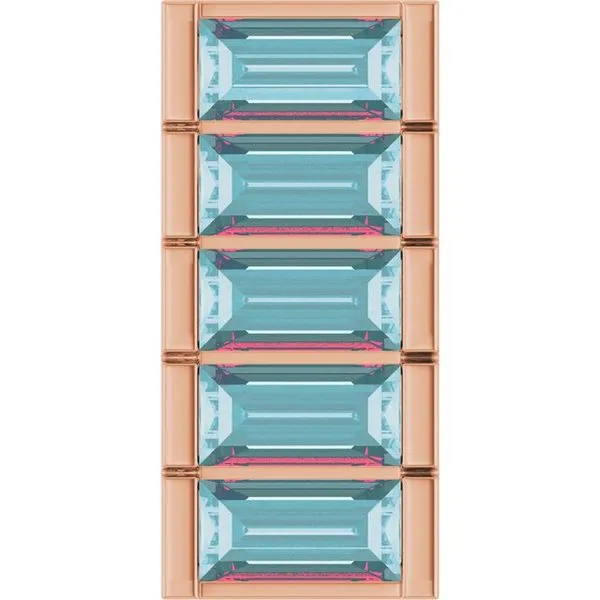 Channel-Set Bar Necklace or Slide Pendant Smith Jewelers Franklin, VA