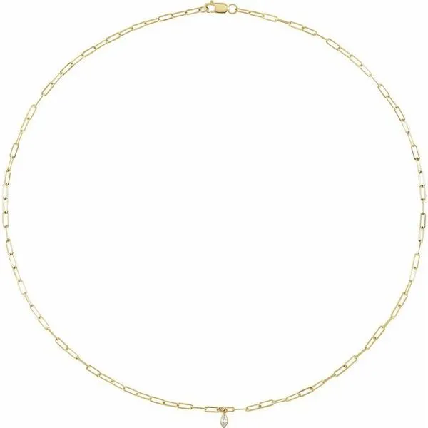 Micro Bezel-Set Necklace Hart's Jewelers Grants Pass, OR