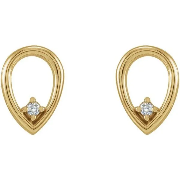 Accented Geometric Earrings Image 2 Michael's Jewelry North Wilkesboro, NC