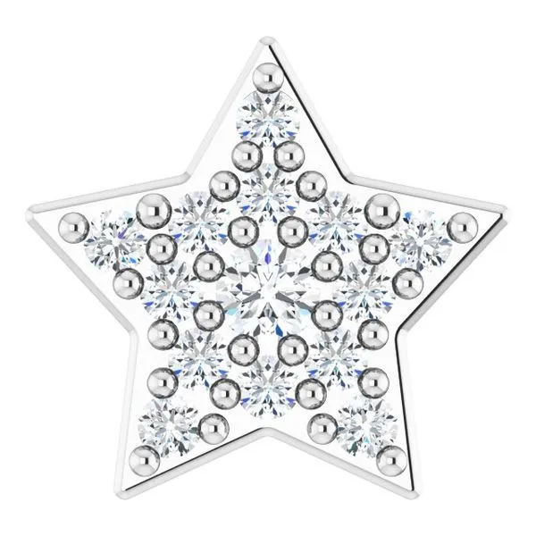 Star Necklace or Slide Pendant Image 3 James & Williams Jewelers Berwyn, IL