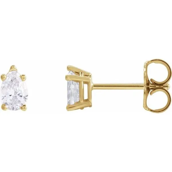 Pear 5-Prong Stud Earrings Rasmussen Jewelers Spanish Fork, UT