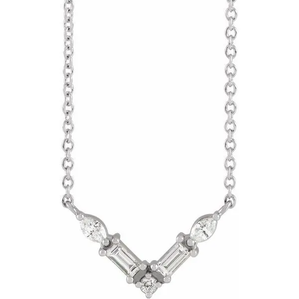 Petite V Necklace Hopman Jewelers Elkhart, IN